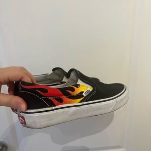 Flames Vans Slip-on shoes